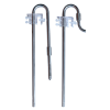 Set Lily Pipe Inflow & Outflow in Acciaio Inox per Filtro Esterno 12/16 mm