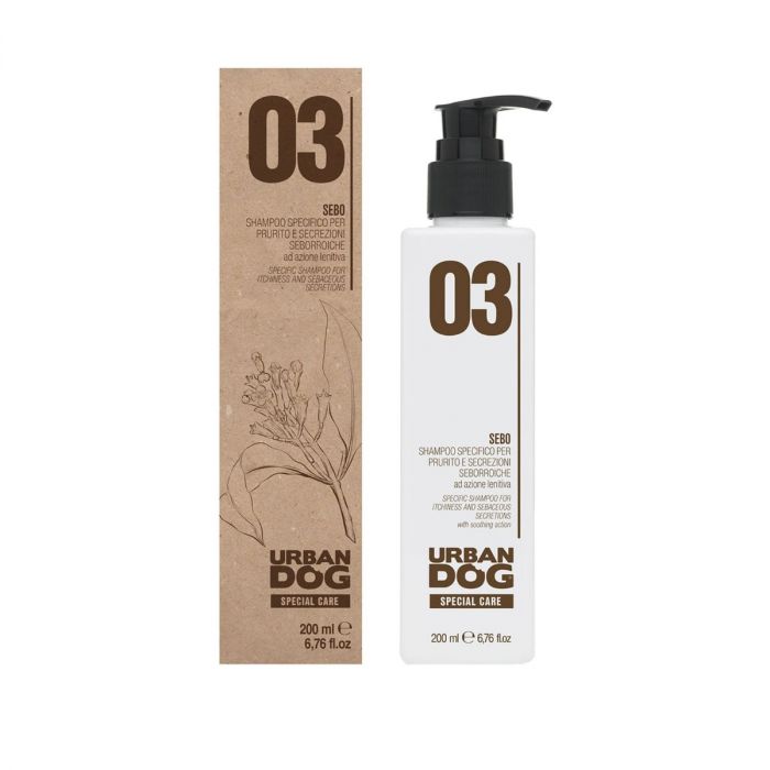 Urban DOG SEBO - Shampoo specifico per Prurito e Sebo 200ml