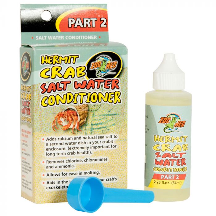 Zoomed Hermit Crab Salt Water Conditioner