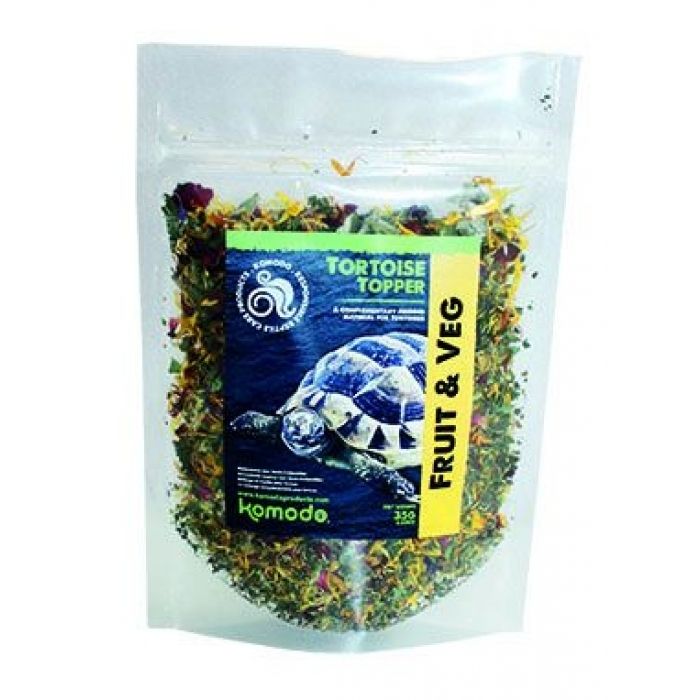 Komodo Tortoise Topper Fruit & Veg 50gr