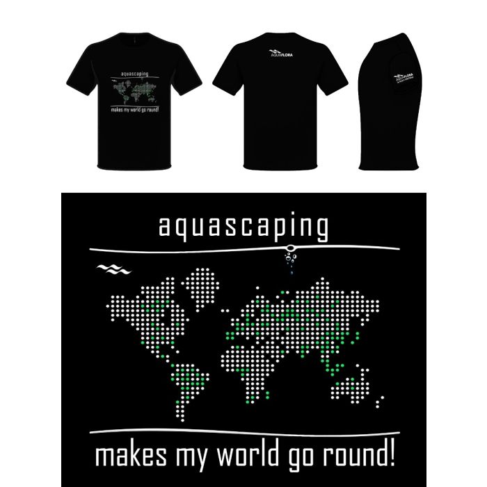 Aquaflora Worldmap T-Shirt - Uomo