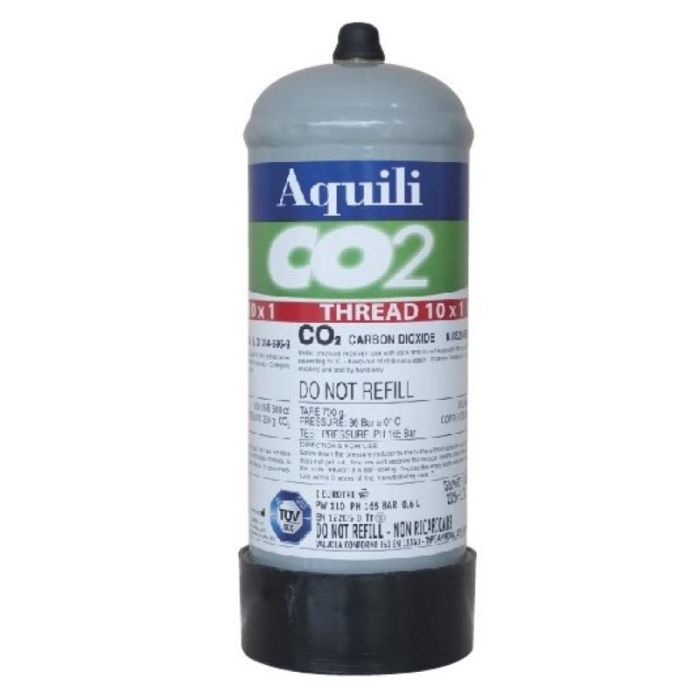 Aquili Bombola Co2 300gr non ricaricabile passo universale