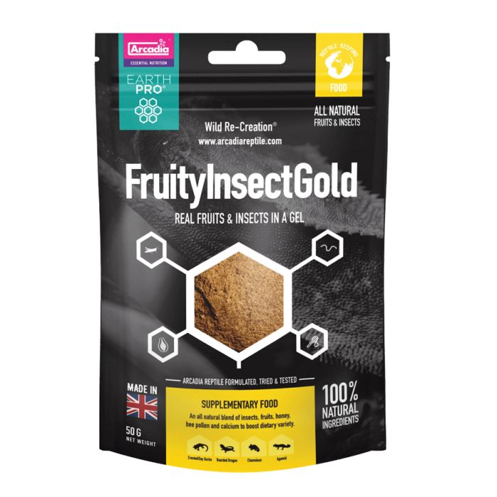 Arcadia Fruity Insect Gold - Frutta e Insetti in Gel