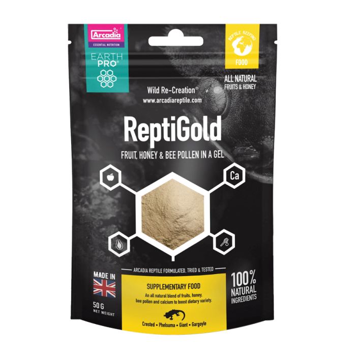 Arcadia Repti Gold - Frutta, Miele e Polline in Gel