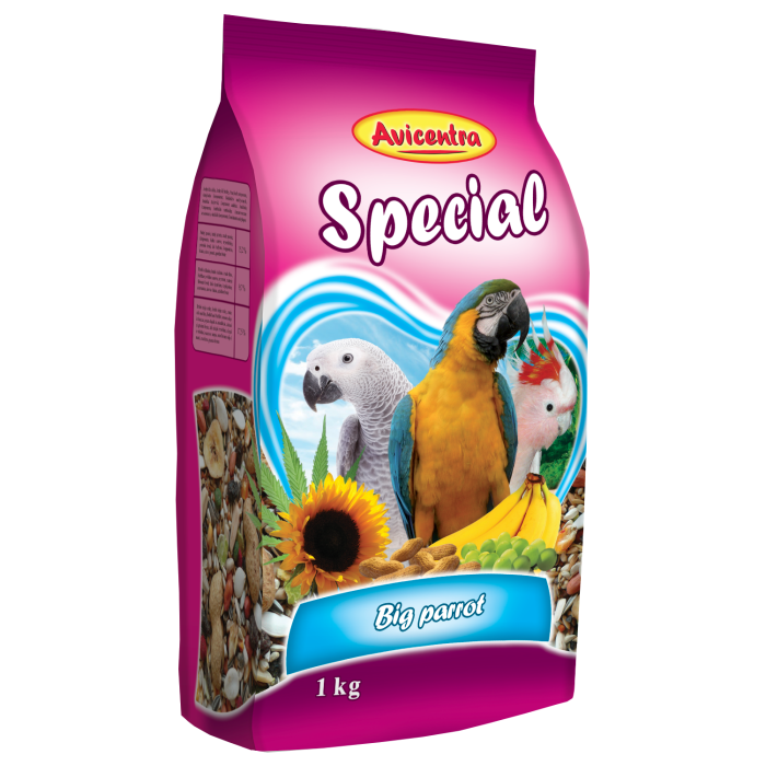 Avicentra Mangime per Pappagalli Special Menu 1kg
