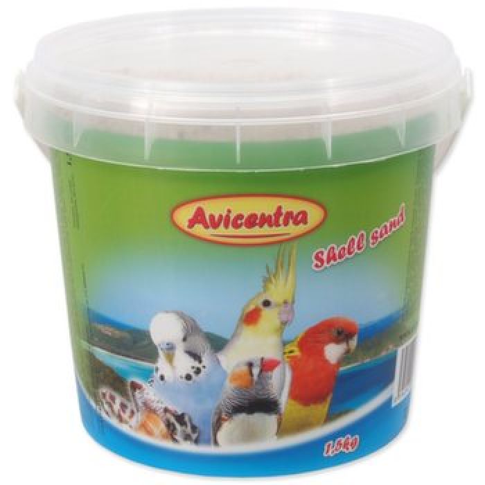 Avicentra Sabbia per Uccelli con gusci di molluschi 1,5kg