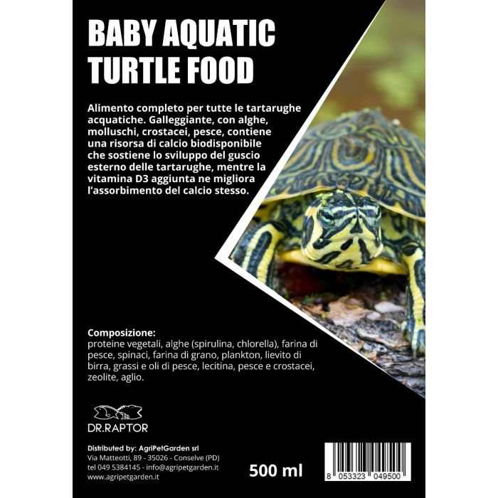 Dr.Raptor Baby Aquatic Turtle Food 500ml