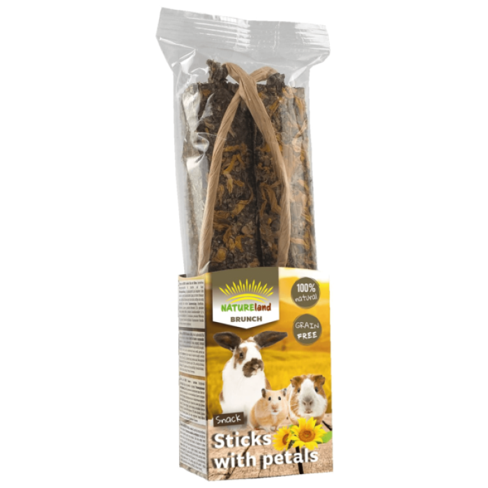 Bastoncini con petali secchi grain-free 2pz