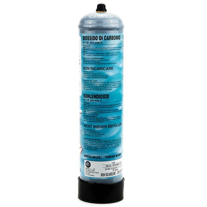 Bombola Co2 850gr non ricaricabile passo universale