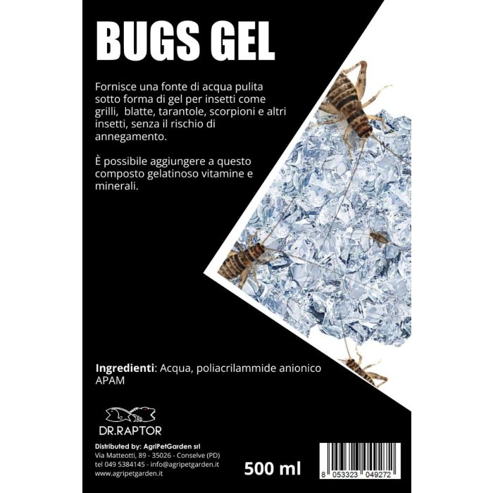 Dr.Raptor Bug Gel 500ml - Acqua gel per Insetti
