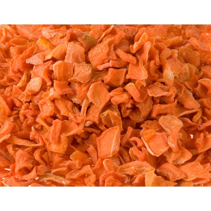 Dr.Raptor Carrot dice 100gr - Cubetti di carote essiccate