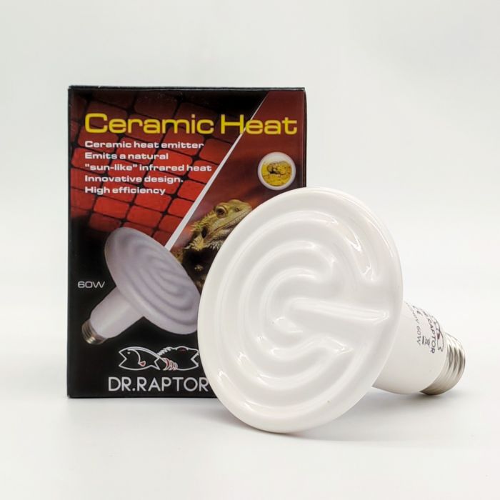 Lampada in ceramica per rettili - Dr.Raptor Ceramic Heat