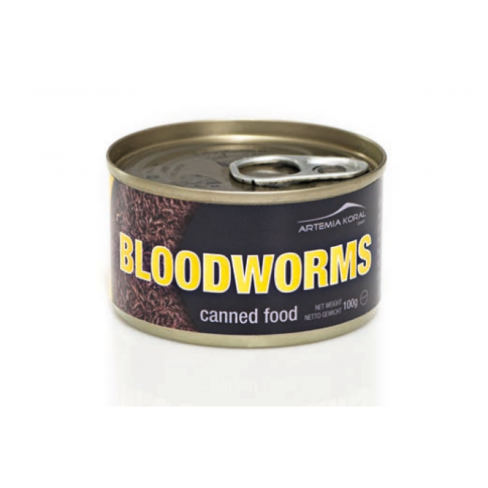 Canned Bloodworms 100gr - Chironomus