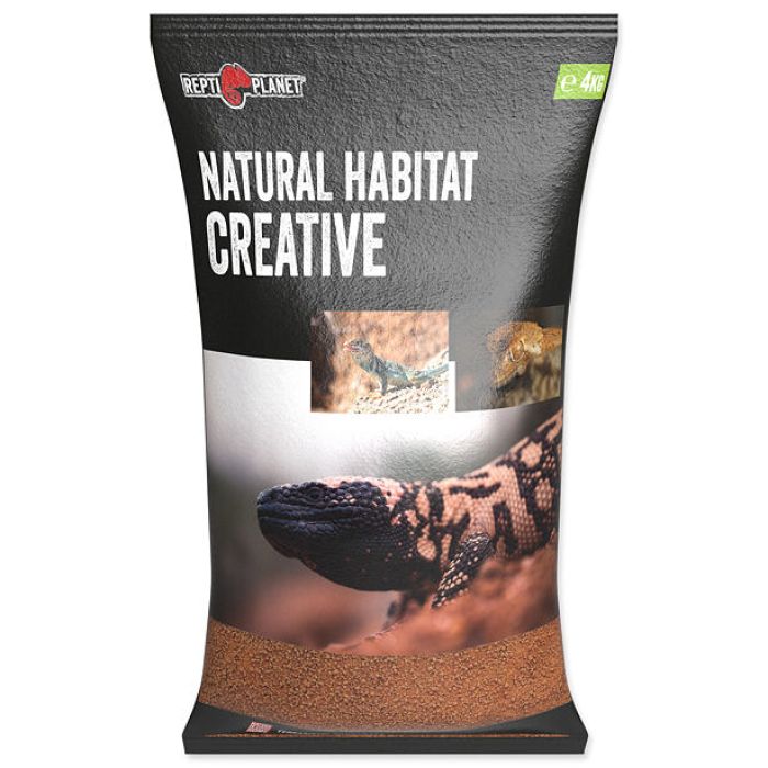 Repti Planet Substrate CREATIVE Red 4kg - Sabbia Modellabile