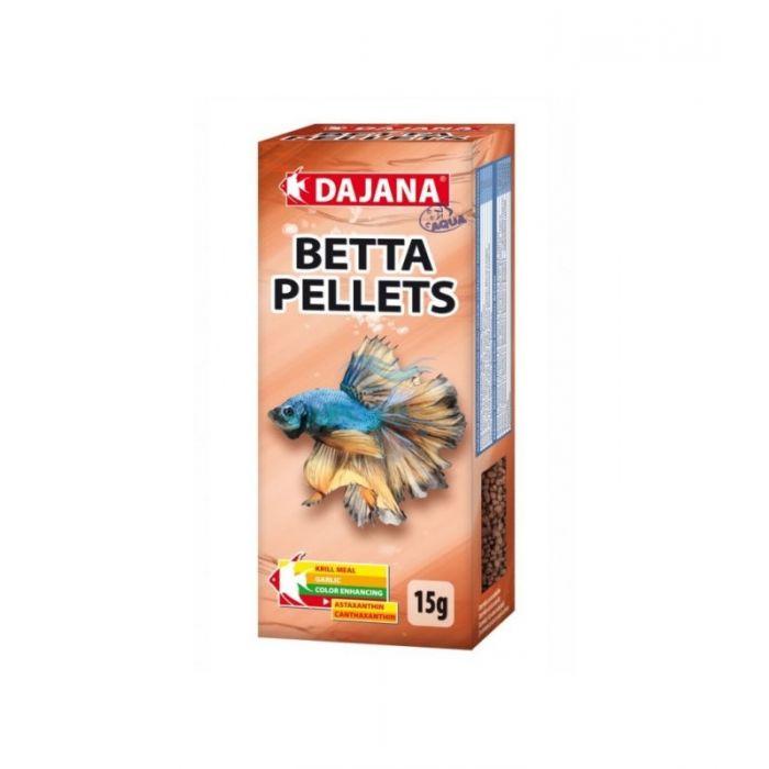 Dajana Betta Pellets 15 gr (35 ml) - Mangime completo per tutti i tipi di BETTA