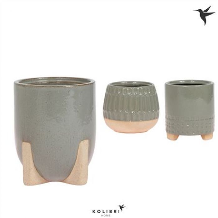 Mix Vaso in ceramica 'Desert Grey'