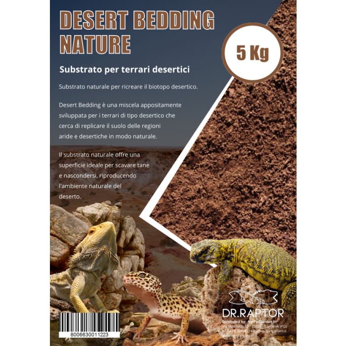 Dr.Raptor Desert Bedding Nature - Substrato per terrari desertici
