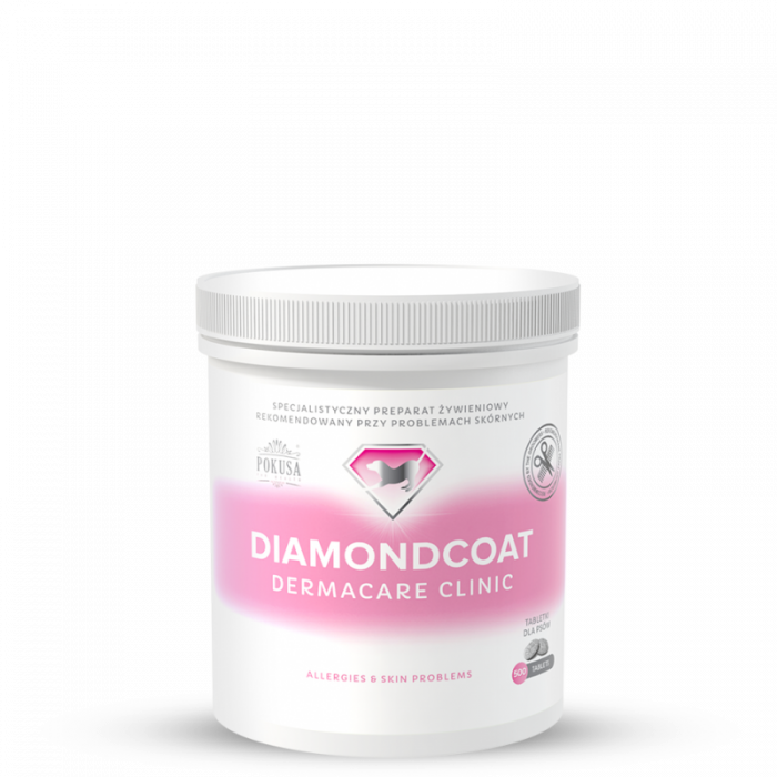 Diamond Coat DermaCare Clinic 500 compresse - Integratore calmante e lenitivo per reazioni allergiche e problemi di dermatite