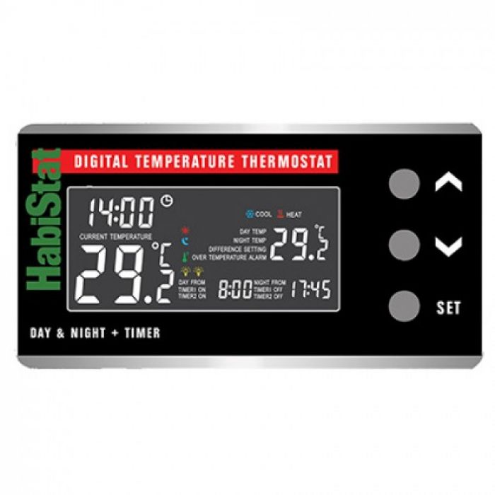 Habistat Digital Thermostat Day/night + Timer