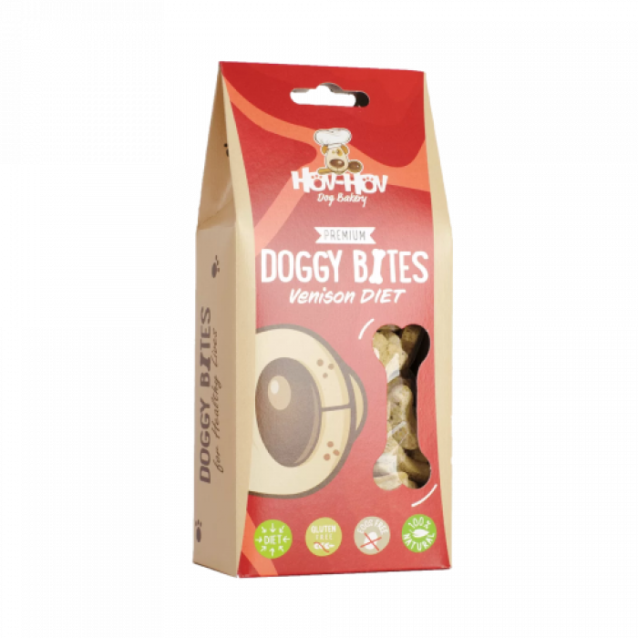 Biscotti Doggy Bites DIET al Cervo 100gr - Biscotti naturali per cani in dieta