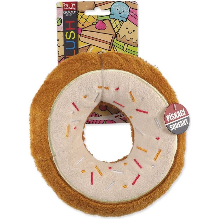 Donut Bianco 19cm - Gioco per cani