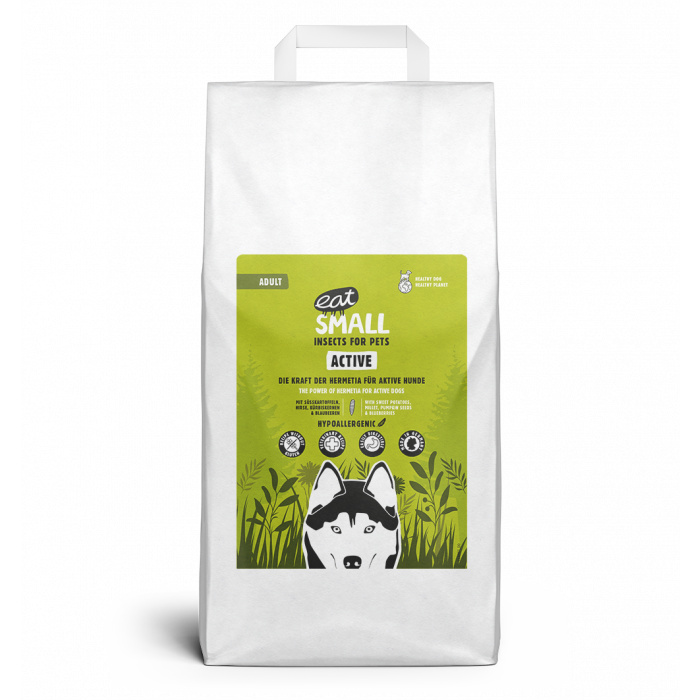 Eat Small ACTIVE 2kg - Alimento ricco di proteine a base di insetti per cani attivi