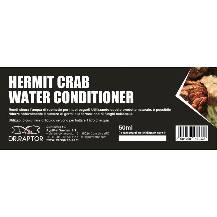 Dr.Raptor Hermit Crab water conditioner