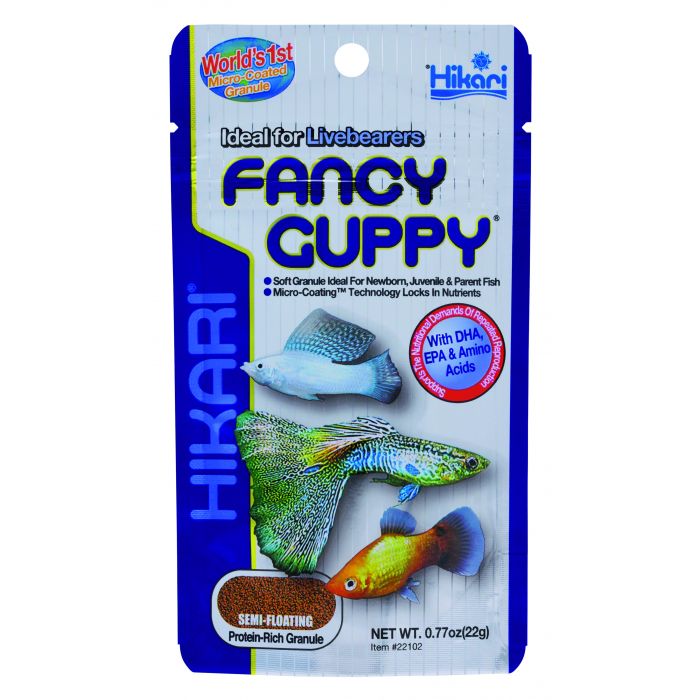 Hikari - Fancy Guppy - 22 gr - Mangime completo per GUPPY e MOLLY