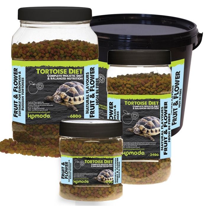 Komodo Complete Tortoise Diet Frutta e Fiori 340gr