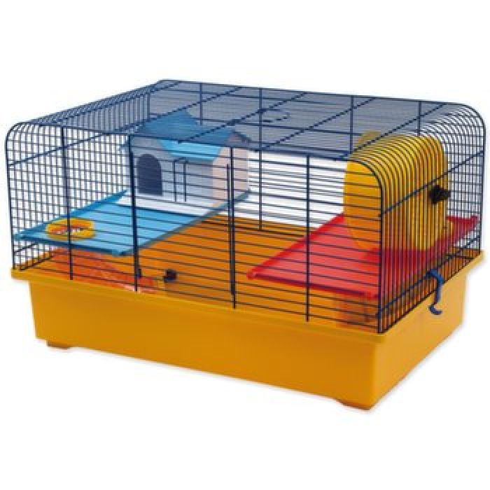 Gabbia per roditori Bianca e Blu 49x32,5x29cm