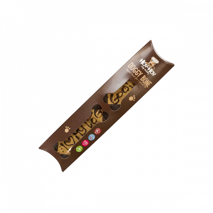 Confezione da 2 Biscotti "Regalo" a forma di Osso al Cervo