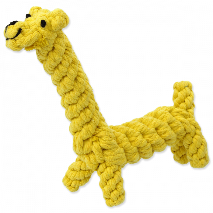 Gioco in corda di cotone Giraffa per cani