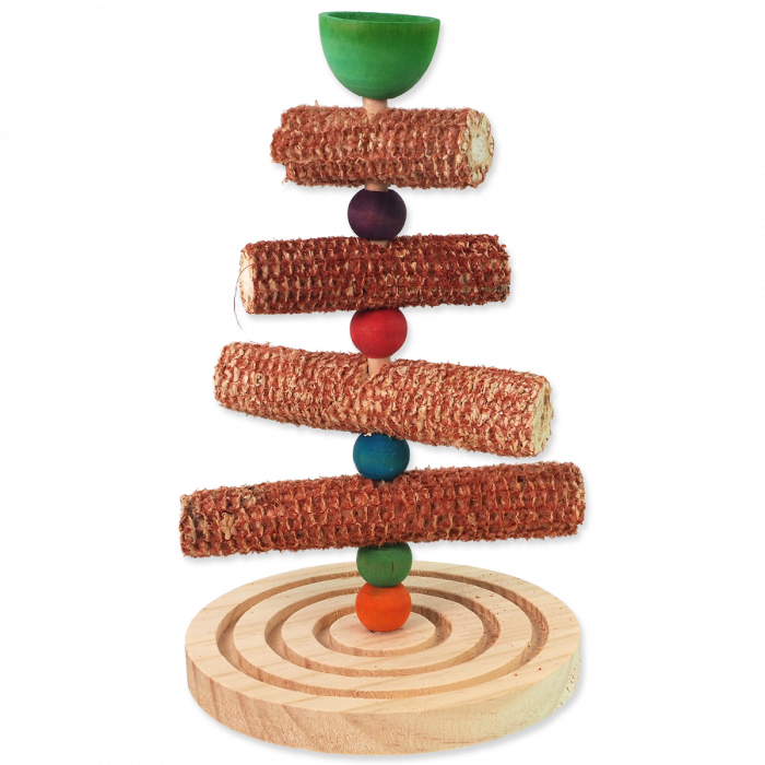 Gioco per roditori Albero in legno 22,5cm