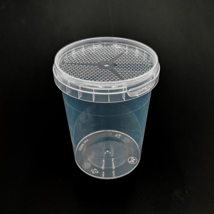 Box d'allevamento con coperchio microforato 520ml