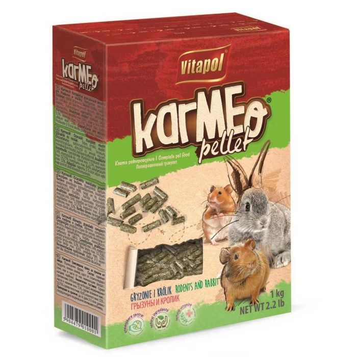 Vitapol Karmeo Mangime in Pellet completo per Roditori e conigli 1kg