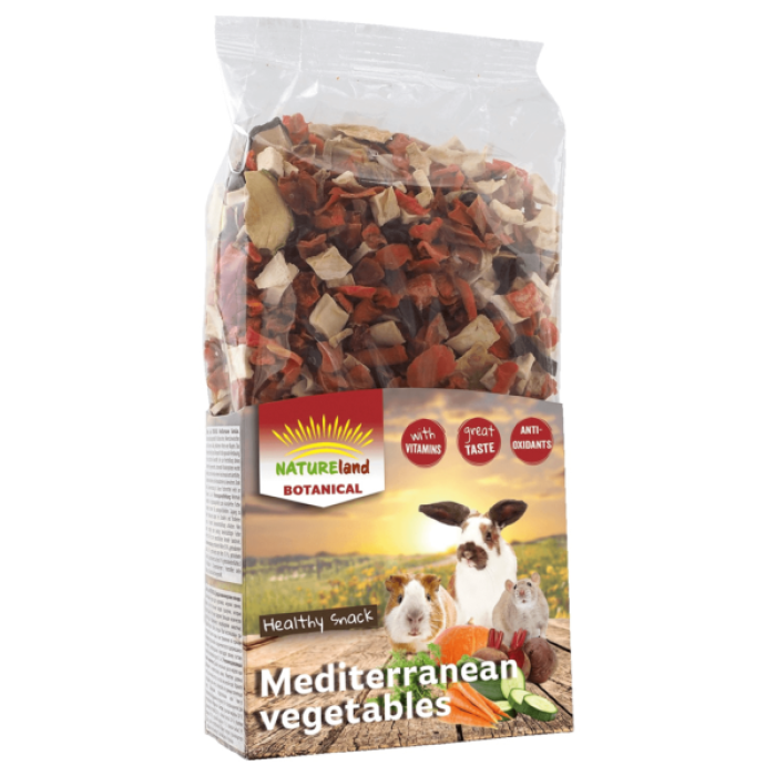 Mangime complementare con verdure mediterranee essiccate 150gr