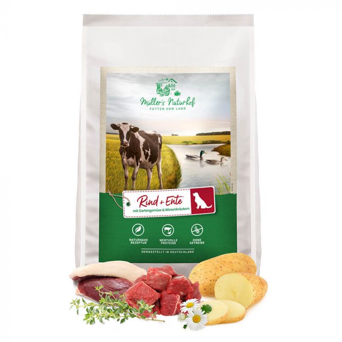 MULLER'S NATURHOF Cibo Secco per Cane - Classic Manzo e Anatra