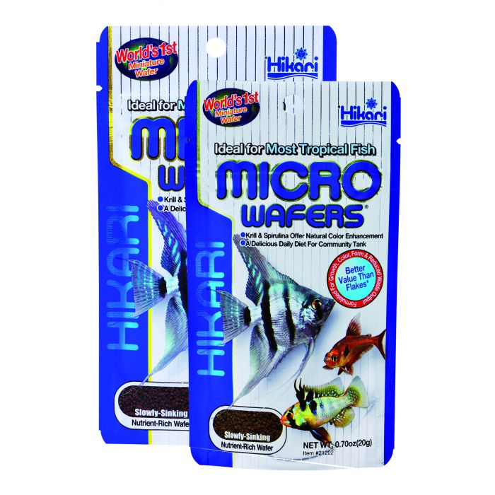 Hikari Micro Wafers 20 gr - Mangime per pesci tropicali di taglia medio-piccola