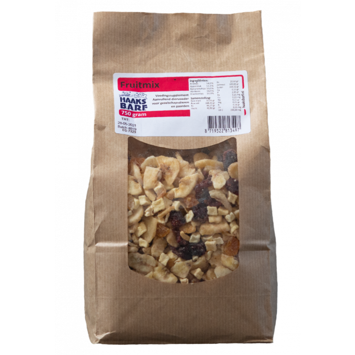 Haaks Barf Mix di Frutta essiccata 750gr