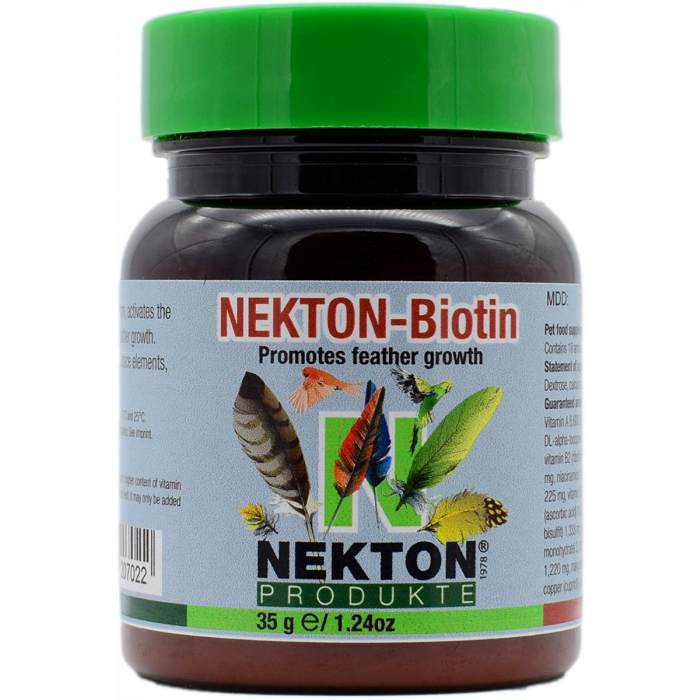 Nekton Biotin 35gr - Multivitaminico per la muta degli uccelli