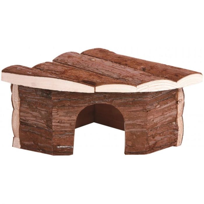 Panama Pet Casetta in Legno angolare 22x22cm