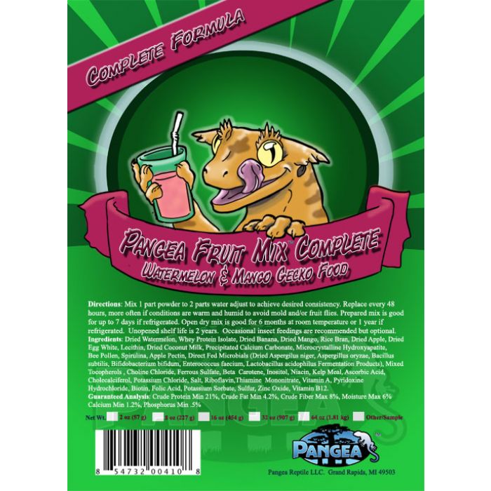 Pangea Fruit Mix Watermelon Mango Complete Gecko Diet