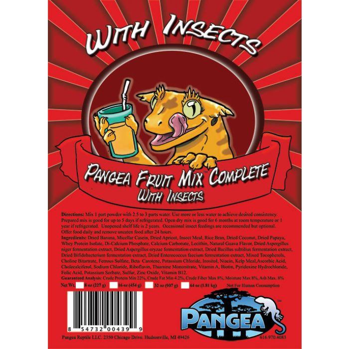 Pangea Fruit Mix Complete Con Insetti 227gr.