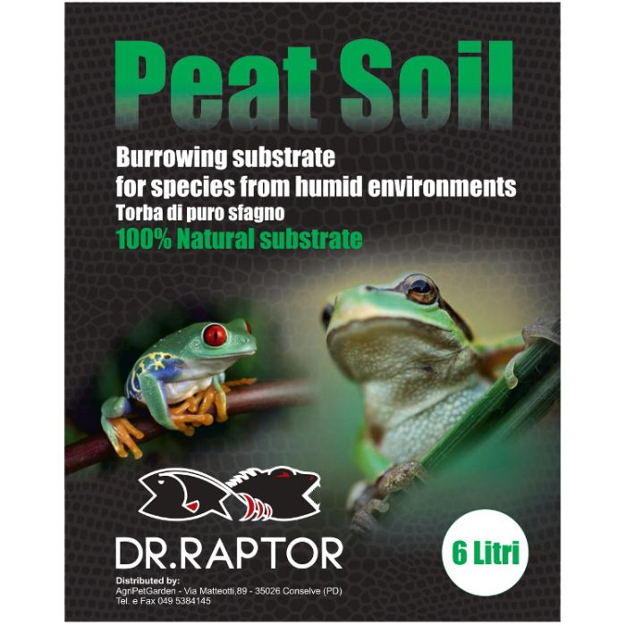 Dr.raptor Peat Soil 6 Lt. - Torba Di Sfagno