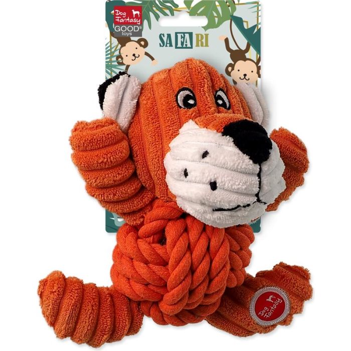 Peluche Tigre giocattolo per cani 18cm