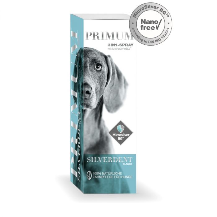 Primum SilverDent 3IN1 Spray - Cura dei denti e Igiene orale del cane