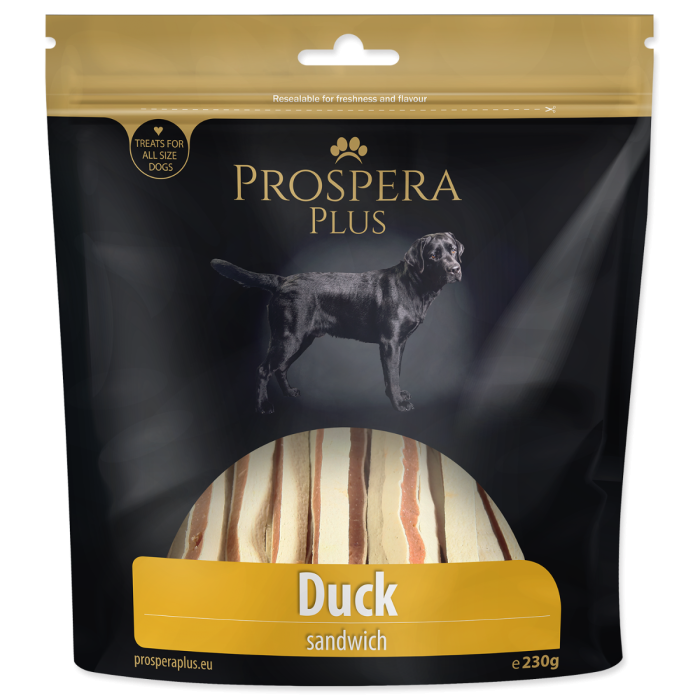 Prospera Plus Snack - Sandwich d'anatra 230gr