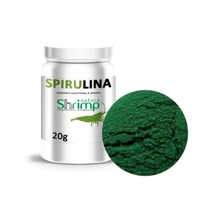 Shrimp Nature Spirulina 20gr - Mangime in polvere a base di spirulina