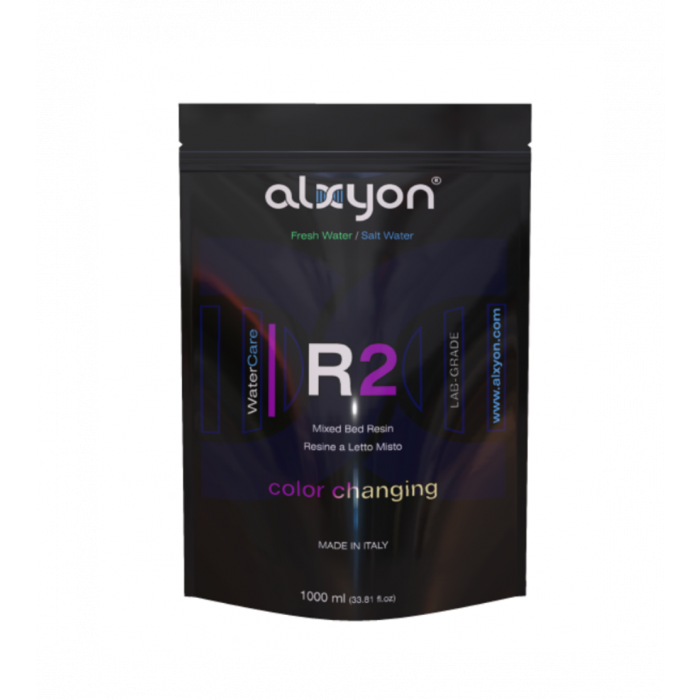 Alxyon R2 - Resina a letto misto post osmosi HP a viraggio di colore da 1000 ml