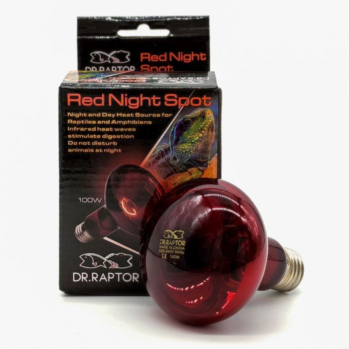 Dr.Raptor Red Night Spot - Lampada infrarossi per rettili